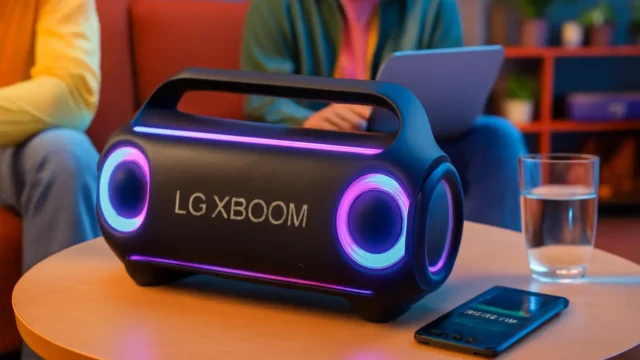 LG Xboom Go XG8T - Potência de 60W, Iluminação LED, IP67 e 15h de Bateria
