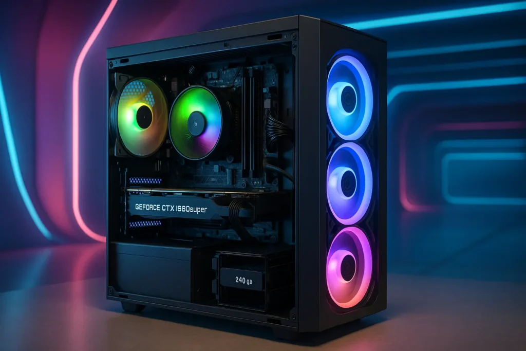 Monte seu PC: i7-4770, GTX 1660 Super, 16GB, 240GB SSD