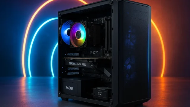 Monte seu PC: i7-4770, GTX 1650, 16GB, 240GB SSD