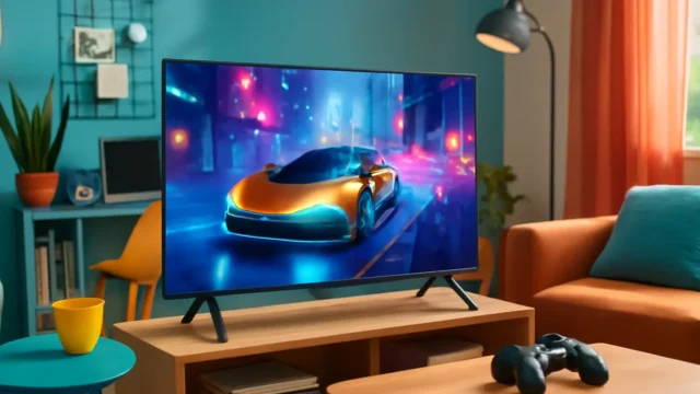 Samsung Smart TV QLED 32" Full HD QN32LS03C - Gaming Hub, Tela Matte, Modo Arte