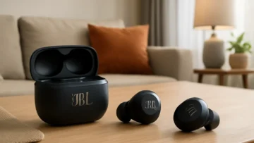 Fones de ouvido JBL Live Free 2 TWS Preto – Bluetooth, Compacto e com Som Imersivo