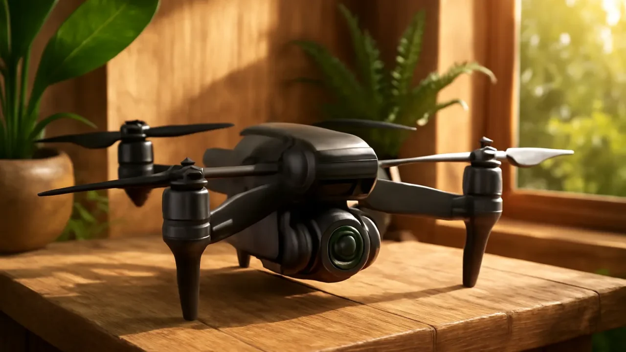 Drone FPV 4K com motor sem escovas, câmera ajustável e 40 minutos de voo