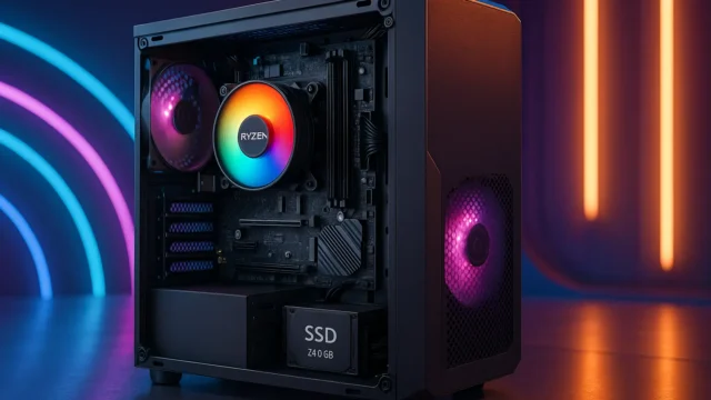 Monte seu PC: Ryzen 7 5700G, 16GB, 240GB SSD