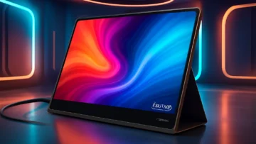 Monitor portátil 15,6'' 1920x1080 FHD Tela USB-C HDMI Ultra IPS