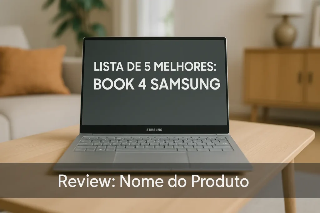 Lista de 5 Melhores:  book 4 Samsung