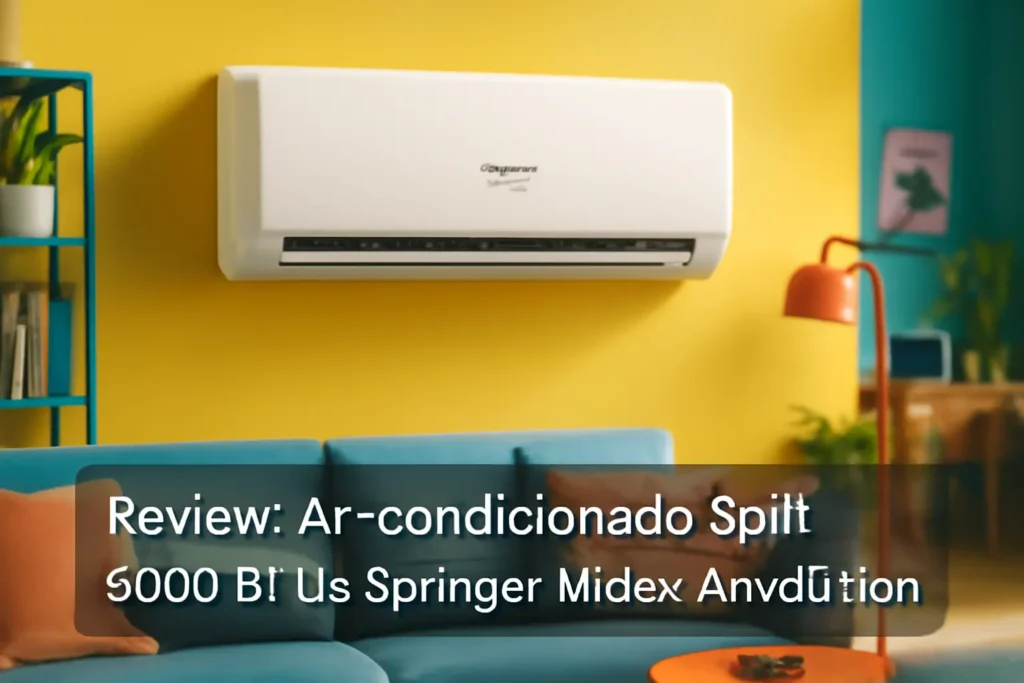 Ar-condicionado Split 9000 BTUs Springer Midea Airvolution High Wall Fixo Só Frio