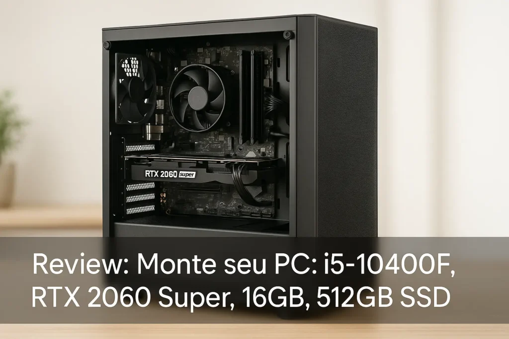 Monte seu PC: i5-10400F, RTX 2060 Super, 16GB, 512GB SSD