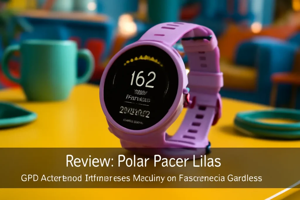 Polar Pacer Lilás - GPS Avançado, Ultraleve e Monitor de Frequência Cardíaca