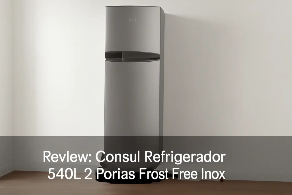 Consul Refrigerador 340L 2 Portas Frost Free Inox