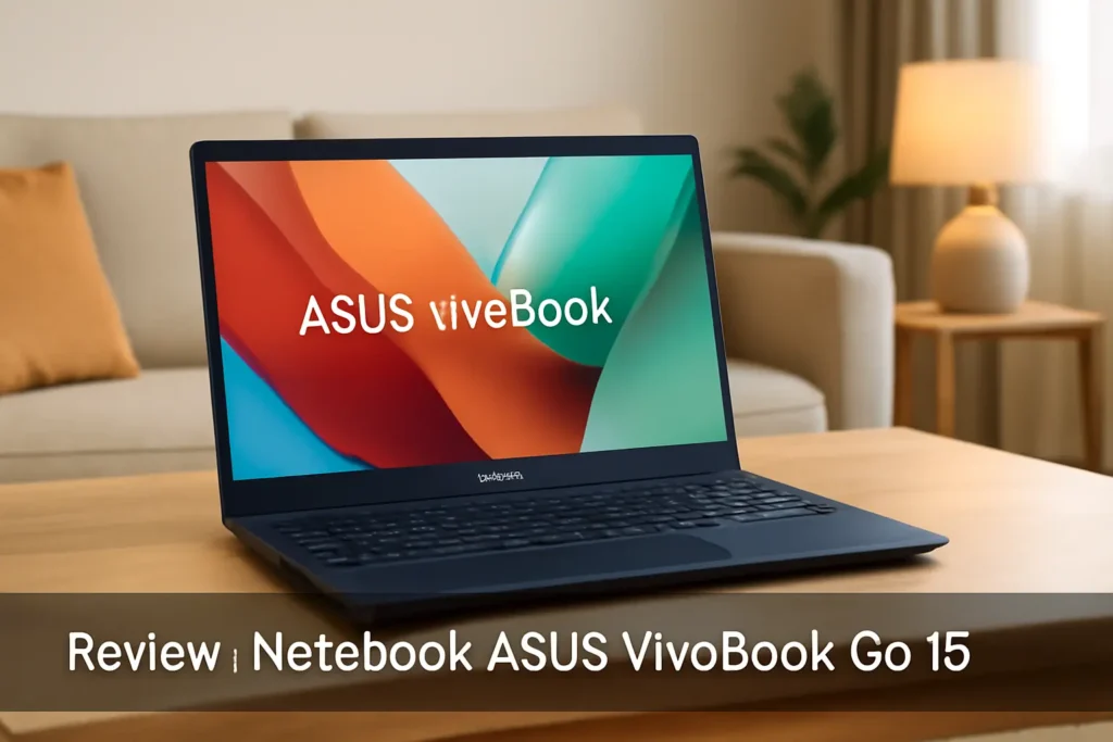Notebook ASUS VivoBook Go 15: Desempenho e Durabilidade em um Design Compacto