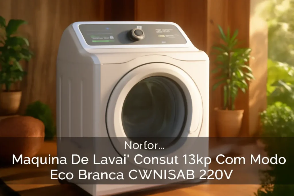 Máquina De Lavar Consul 13kg Com Modo Eco Branca CWN13AB 220V