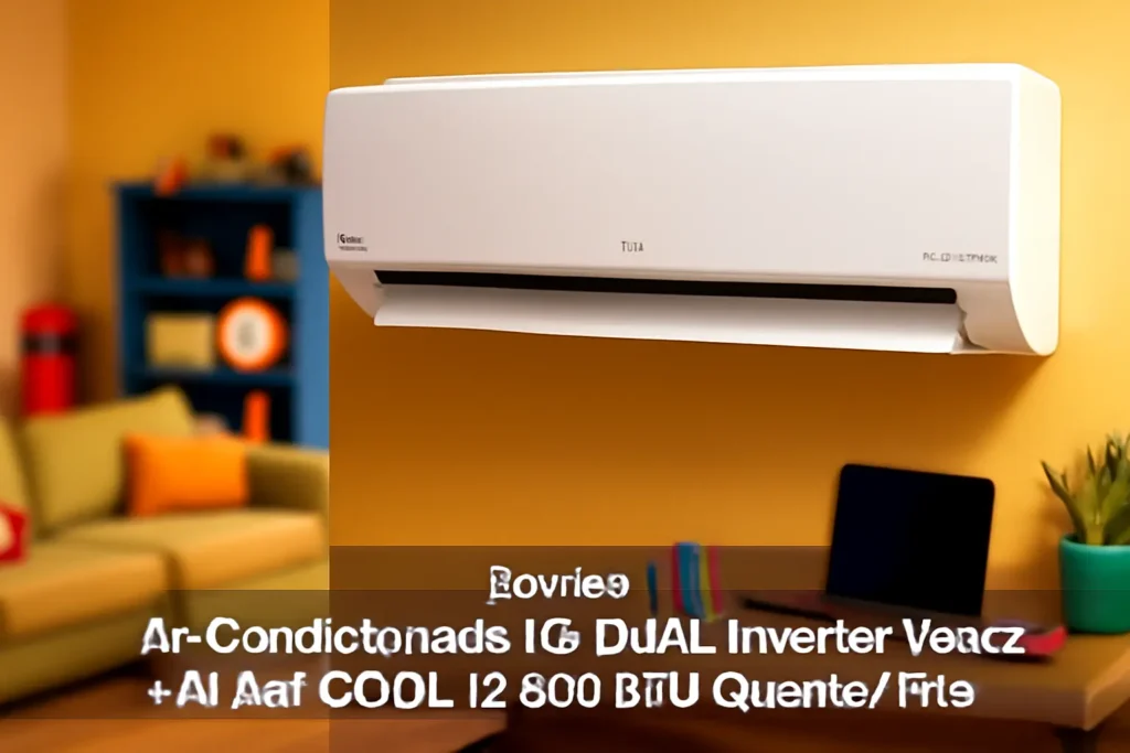 Ar-Condicionado LG DUAL Inverter Voice +AI ARTCOOL 12.000 BTU Quente/Frio
