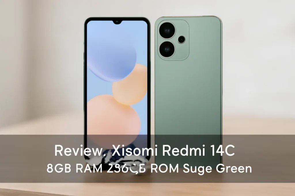 Smartphone Xiaomi Redmi 14C 8GB RAM 256GB ROM Sage Green