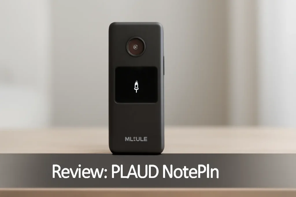 Gravador de Voz PLAUD NotePin: Anotador com IA e Transcrição de Áudio