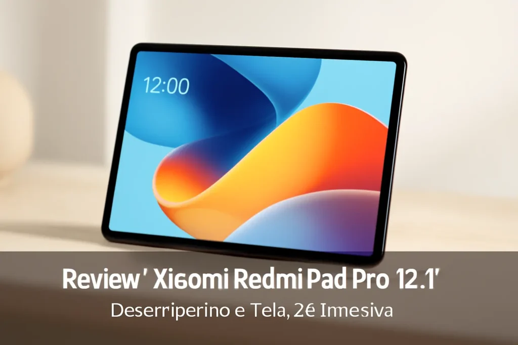 Xiaomi Redmi Pad Pro 12,1" - Desempenho e Tela 2K Imersiva