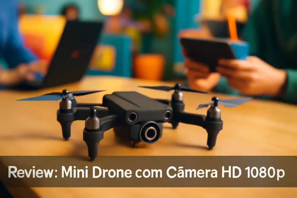Mini Drone com Câmera HD 1080p: Controle de Gravidade, Selfie e Mais