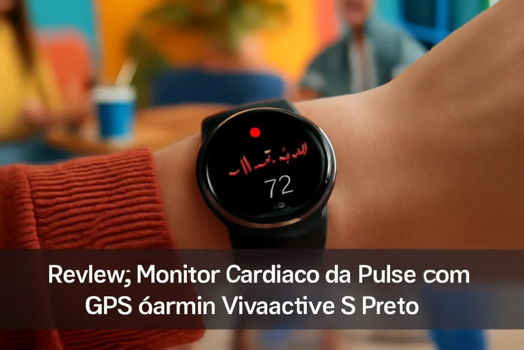 Monitor Cardíaco de Pulso com GPS Garmin Vivoactive 5 Preto