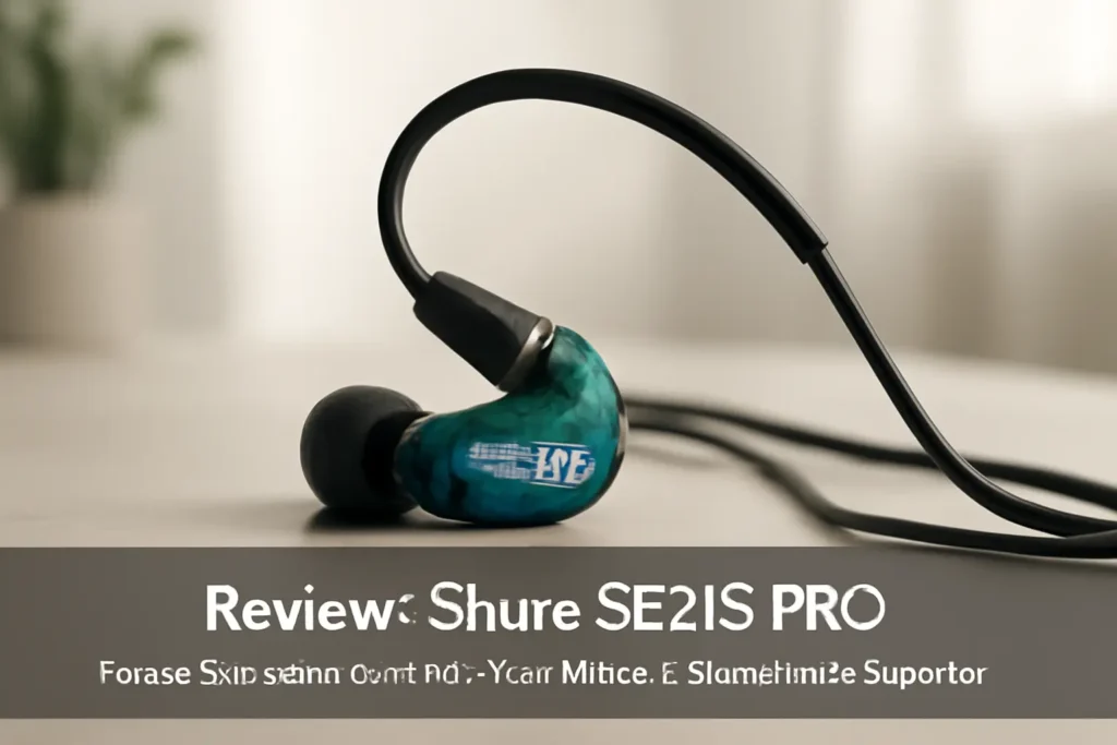 Shure SE215 PRO Fones de ouvido com fio - Som Nítido e Isolamento Superior