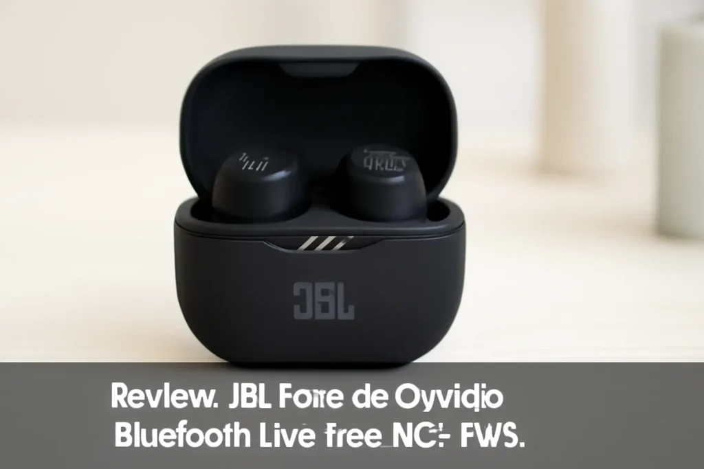 JBL Fone de Ouvido Bluetooth Live Free NC+ TWS - Som Inconfundível e Cancelamento de Ruído