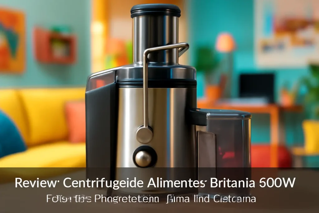 Centrífuga de Alimentos Britânia 800W - Potência e Praticidade para sua Cozinha