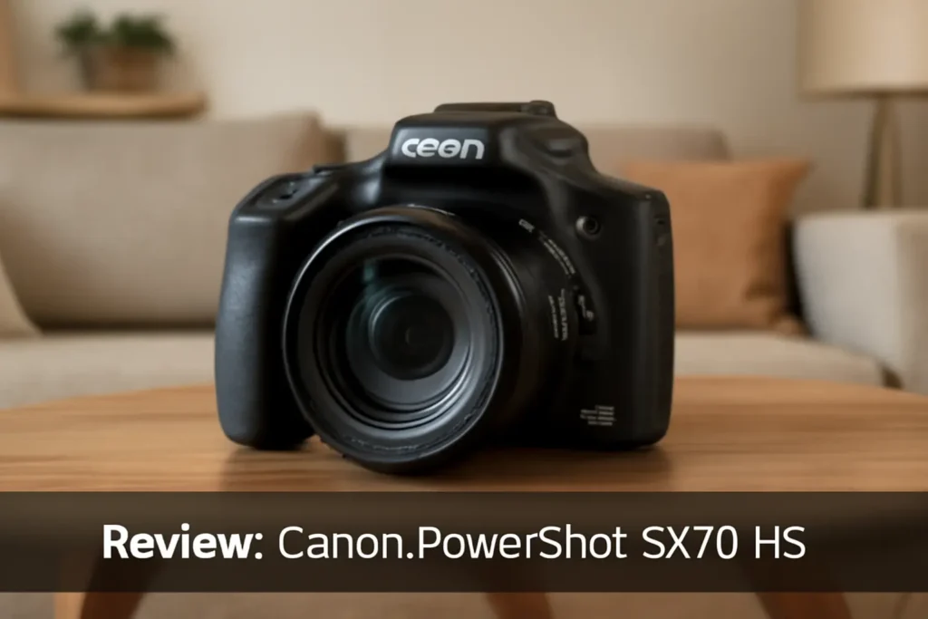 Câmera Digital Canon PowerShot SX70 HS – Zoom de 65x, Estabilização de Imagem