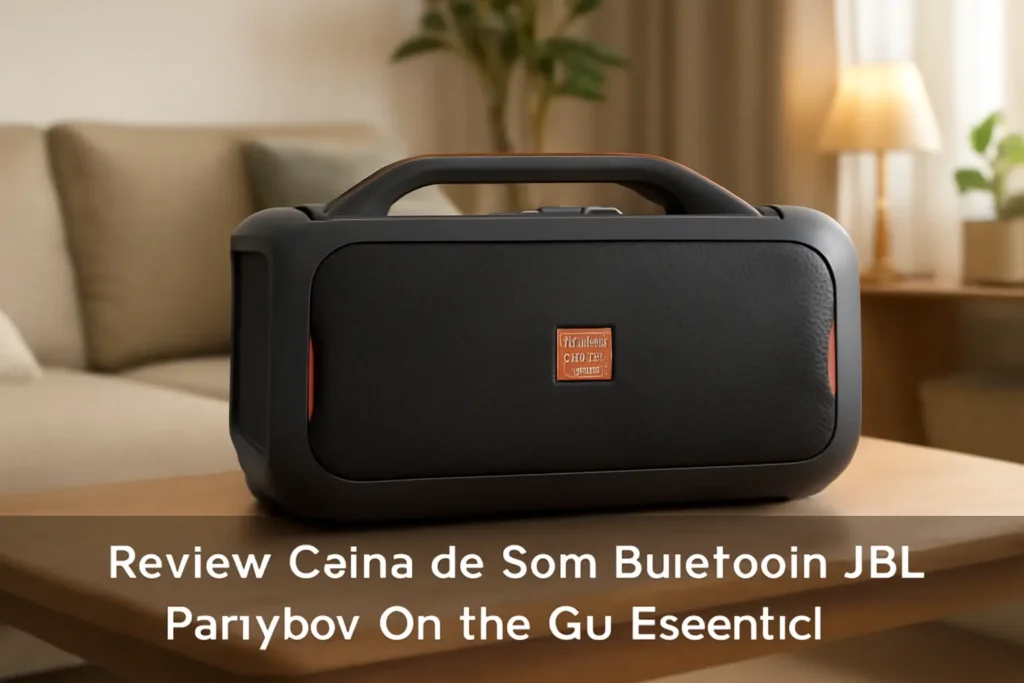 Caixa de Som Bluetooth JBL PartyBox On-the-Go Essential - Potência e Som Imersivo para Festas