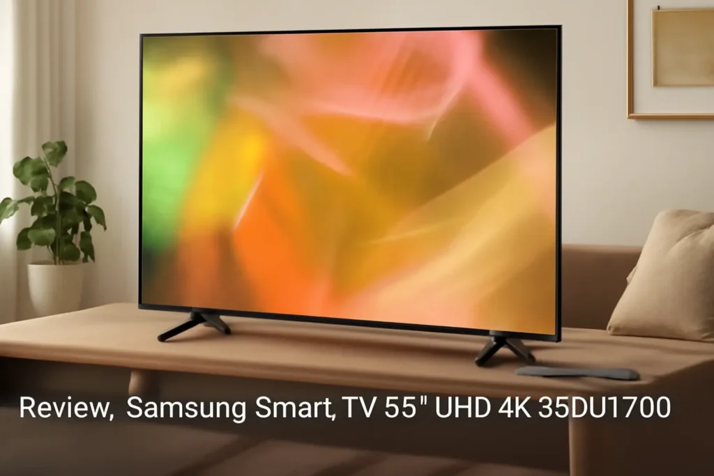 Samsung Smart TV 55" UHD 4K 55DU7700 - Processador Crystal 4K, Gaming Hub