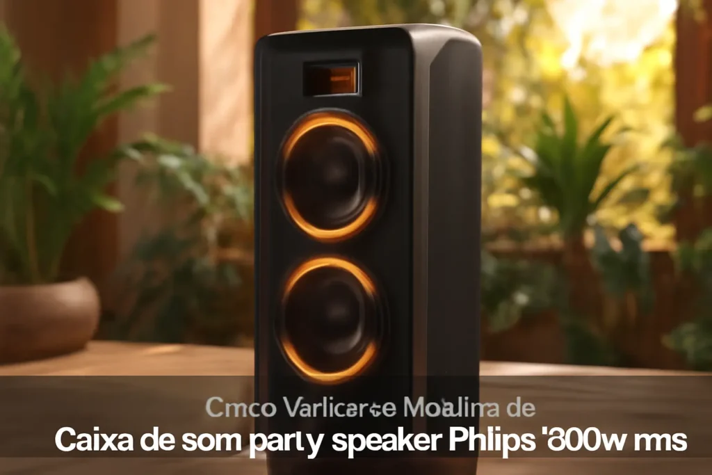 Cinco Melhores Modelos de Caixa de som party speaker Philips 1300w rms
