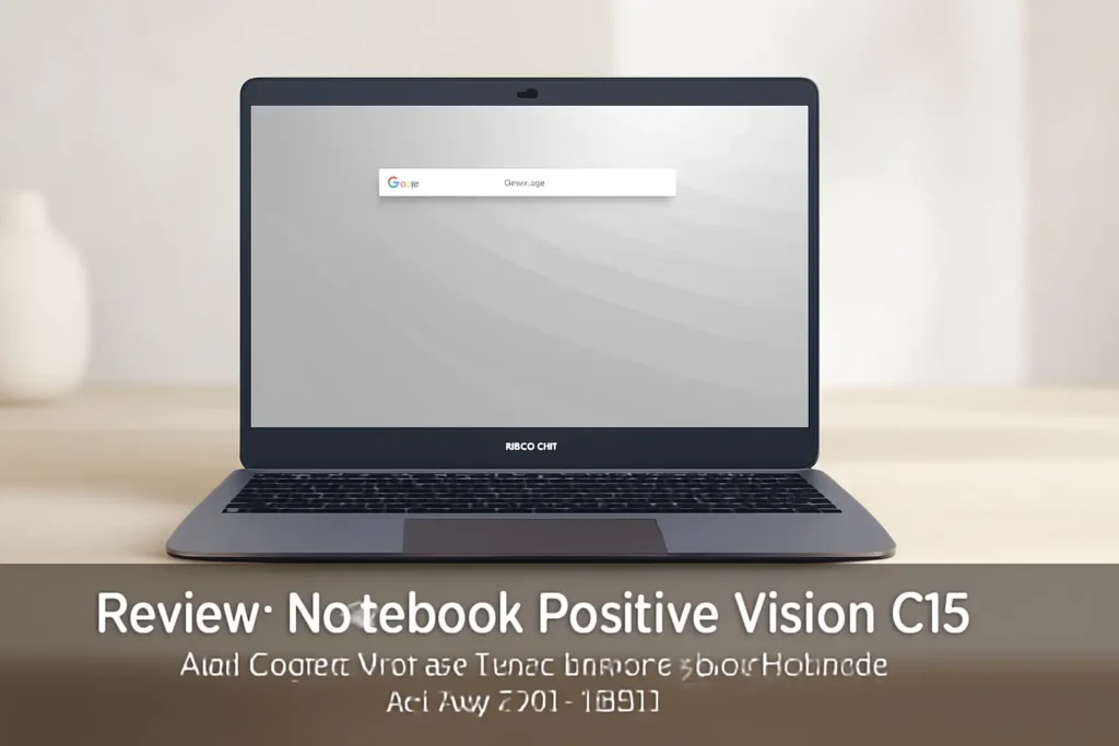 Notebook Positivo Vision C15 Intel® Celeron® N4020 Linux 8GB RAM 256GB eMMC Lumina Bar 15.6” HD - Cinza