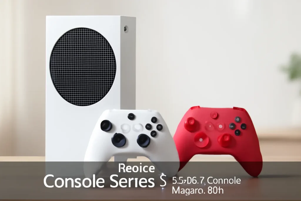 Console Séries S 512GB 1 Controle Branco e 1 Vermelho