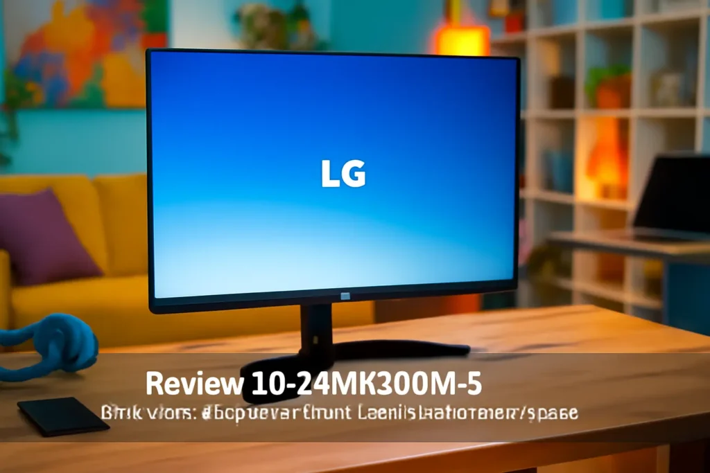 LG 24MK600M-B 24" Full HD IPS Display com Design Sem Fronteiras e Radeon FreeSync