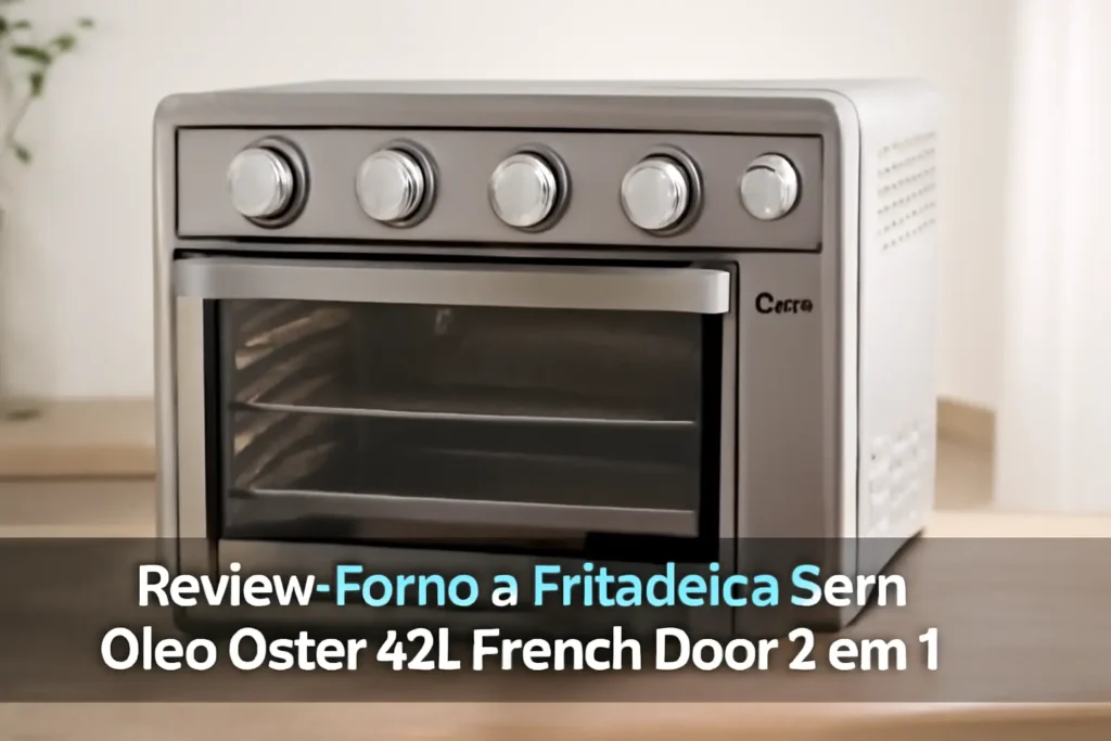 Forno e Fritadeira Sem Óleo Oster 42L French Door 2 em 1 - 220V: Versatilidade e Desempenho em Sua Cozinha