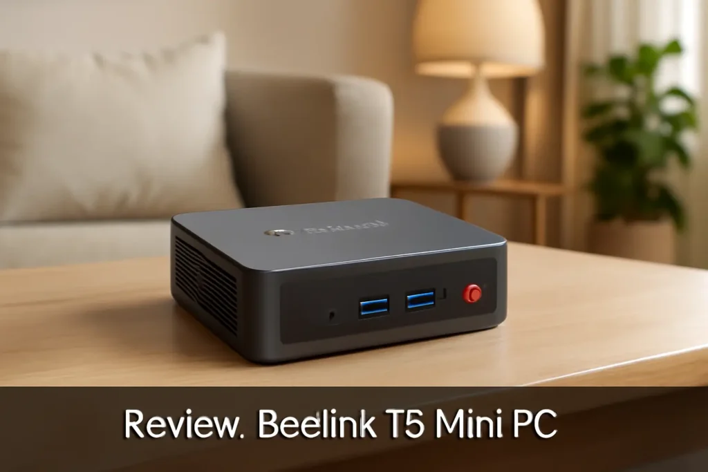 Beelink T5 Mini PC Celeron N4020: 4GB DDR, 64GB eMMC, Dual HDMI, Wi-Fi 5