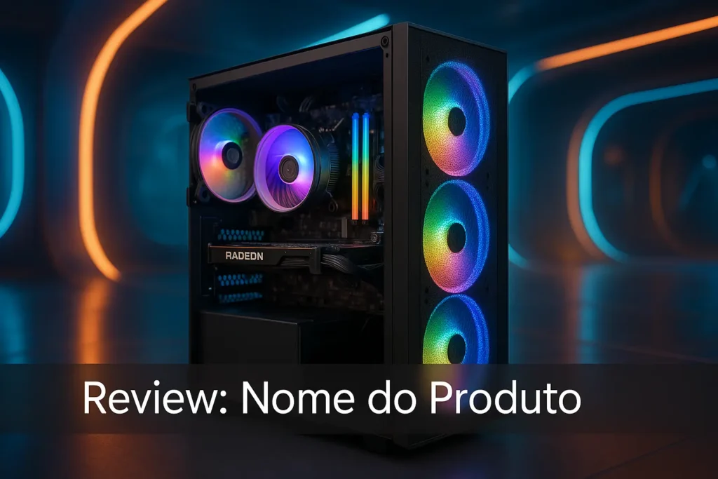 Monte seu PC: Ryzen 5 5500, RX 5600, 16GB, 480GB SSD