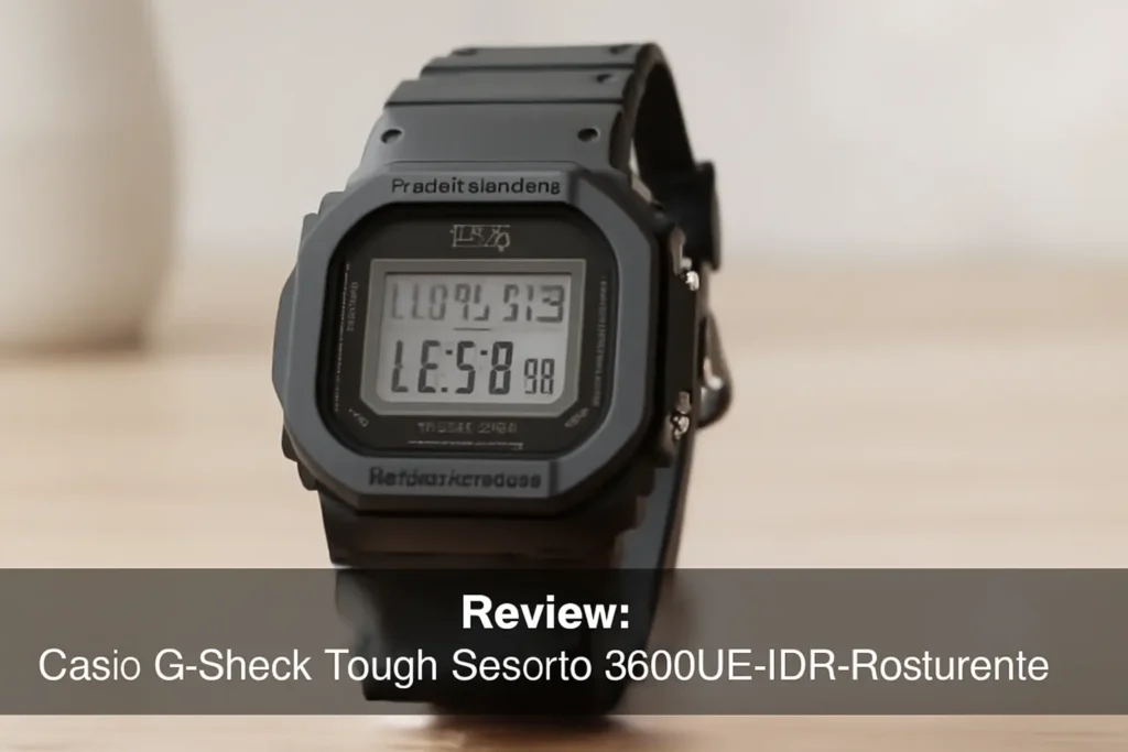 Relógio Casio G-Shock Tough Solar G-5600UE-1DR: Resistente e Elegante