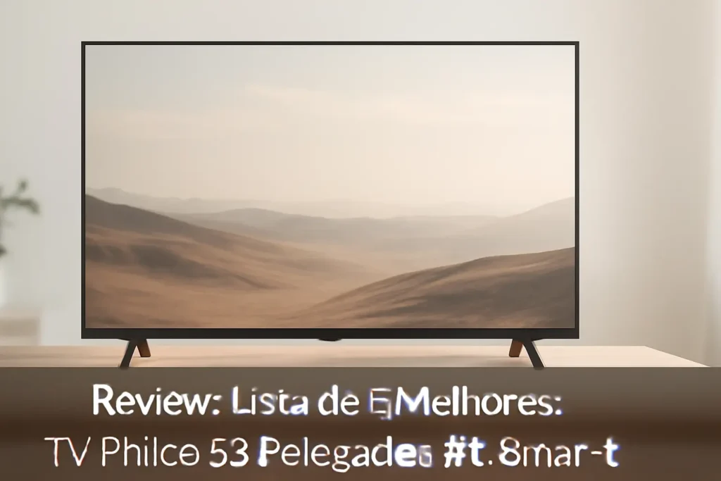 Lista de 5 Melhores: tv philco 58 polegadas 4k smart