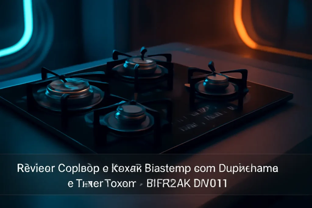 Cooktop 4 bocas Brastemp com Duplachama e Timer Touch - BDT62AE BIVOLT