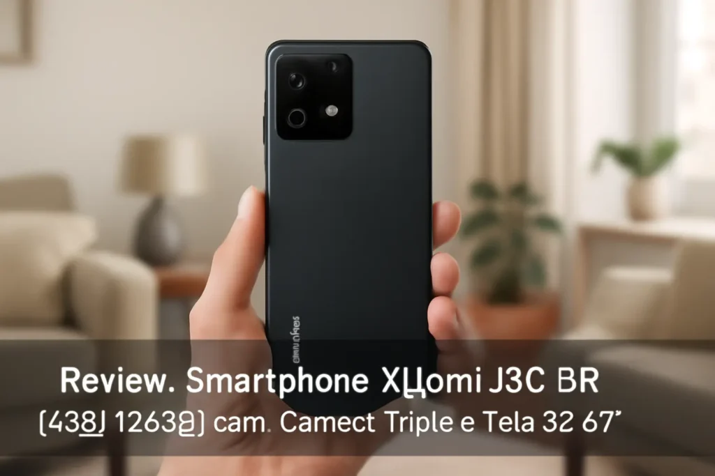 Smartphone Xiaomi 13C BR (4GB/128GB) com Câmera Tripla e Tela de 6.7"