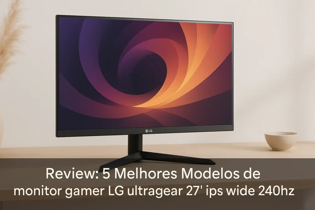 5 Melhores Modelos de monitor gamer LG ultragear 27′ ips wide 240hz