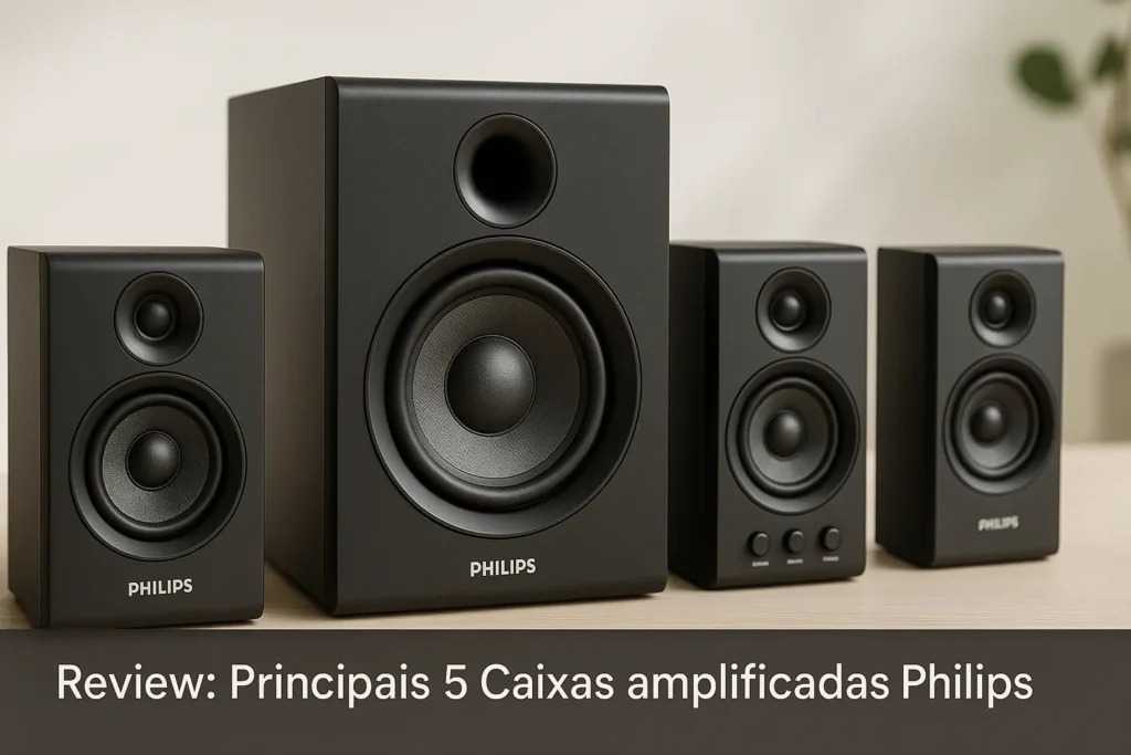 Principais 5  Caixas amplificadas Philips