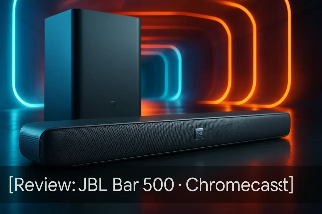 Principais Cinco JBL bar 500 chromecast