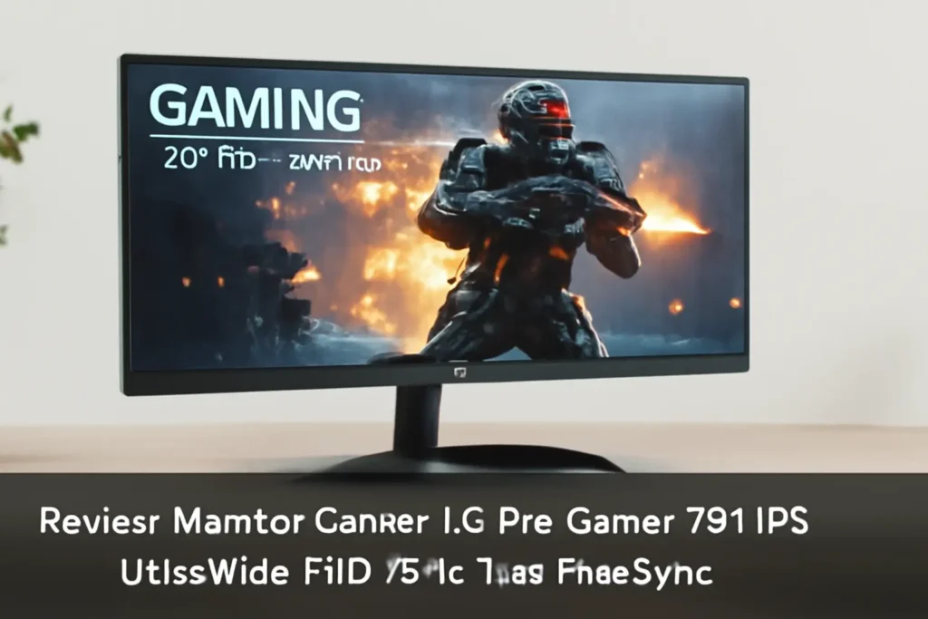Monitor Gamer LG Pro Gamer 29" IPS UltraWide FHD 75Hz 1ms FreeSync Preto