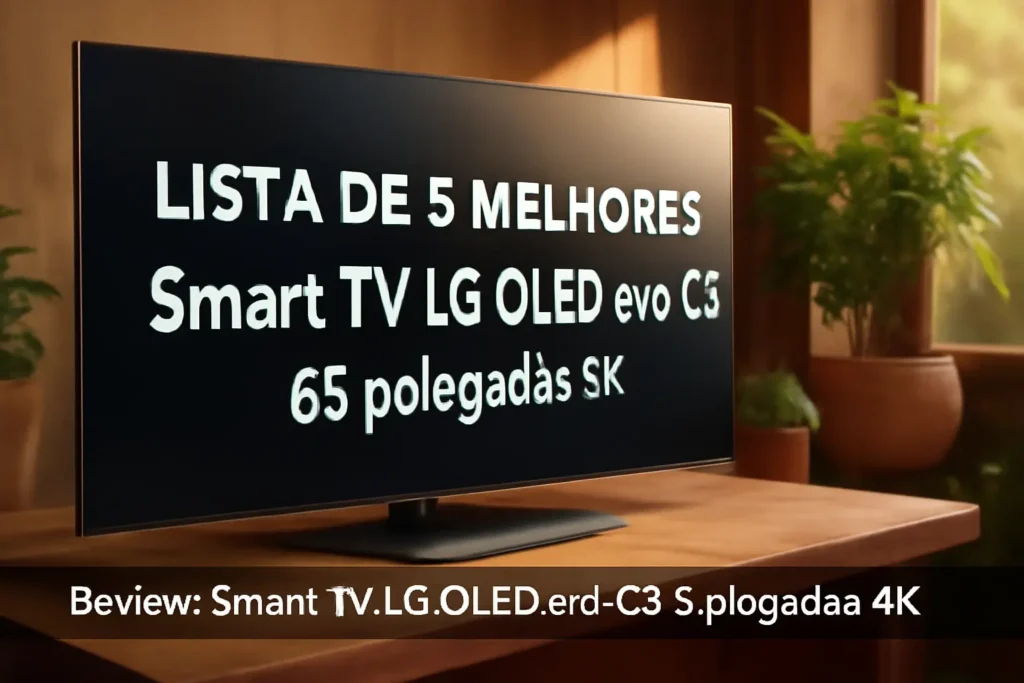 Lista de 5 Melhores: Smart TV LG OLED EVO C3 65 polegadas 4K