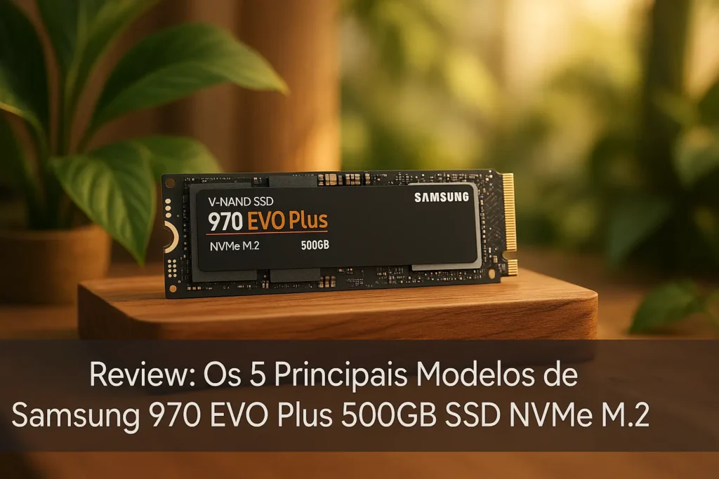 Os 5 Principais Modelos de Samsung 970 EVO plus 500gb SSD nvme m.2