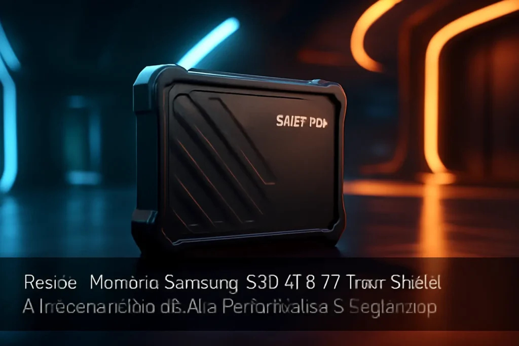 Memória Samsung SSD 4TB T7 Titan Shield: Armazenamento de Alta Performance e Segurança