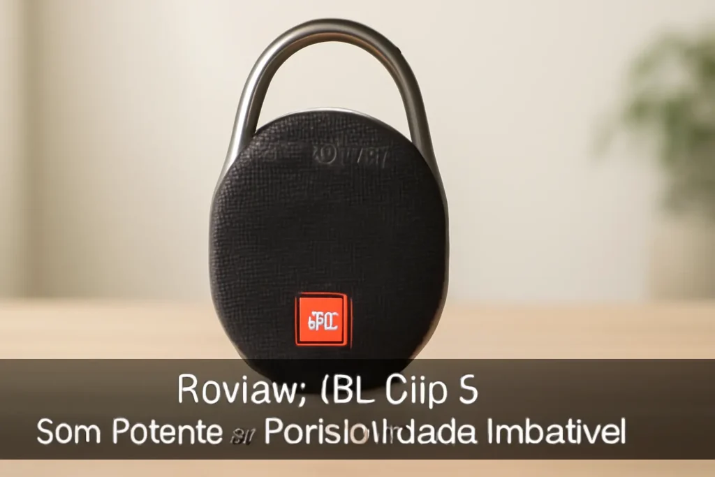JBL Clipe 5 – Som Potente e Portabilidade Imbatível