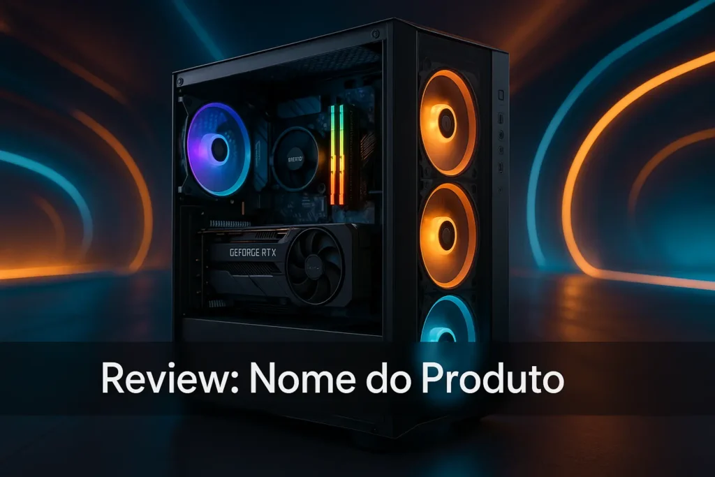 Monte seu PC: Ryzen 5 5500, RTX 4060, 16GB, 512GB SSD