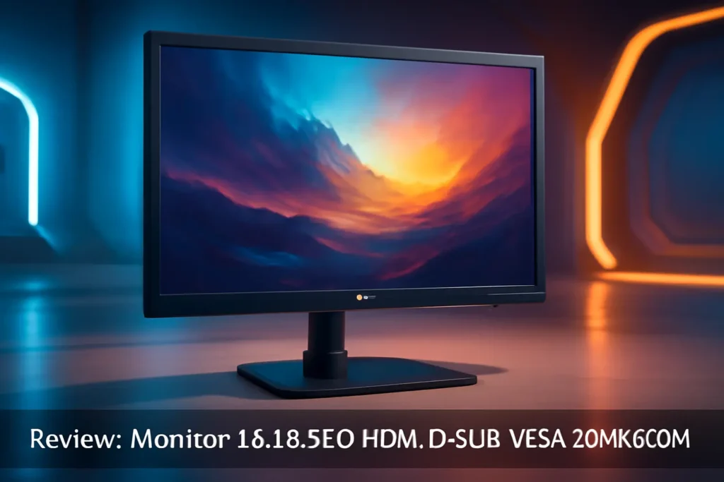 Monitor LG 19.5 LED HDMI, D-SUB, VESA Preto 20MK400H