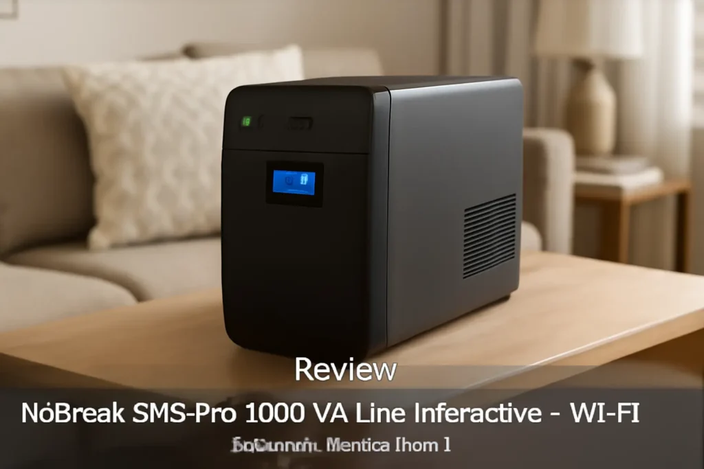 NOBREAK SMS PRO 1800 VA LINE INTERACTIVE - WIFI - ENTRADA E SAÍDA BIVOLT