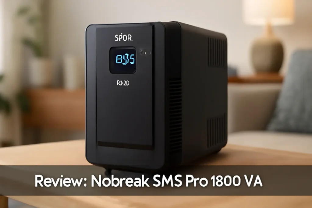 NOBREAK SMS PRO 1800 VA LINE INTERACTIVE - WIFI - ENTRADA E SAÍDA BIVOLT